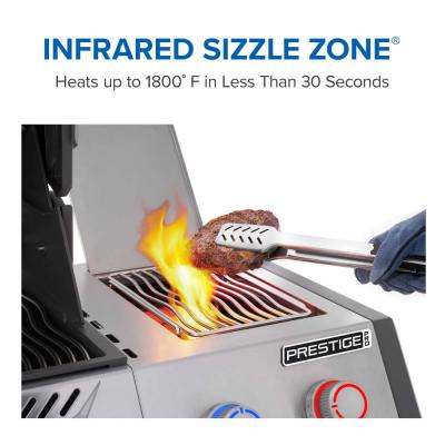 77" Napoleon Prestige PRO 665 Elite Natural Gas 5 Main Burners Grill - PRO665VXRSIBNSS