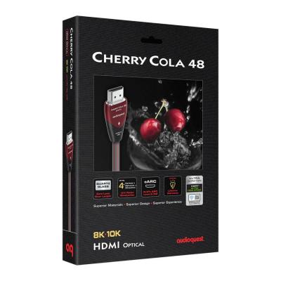 Audioquest 10 Meter Cherry Cola 48 Active Optical HDMI 2.1 Cable - HDM48CCOLA1000