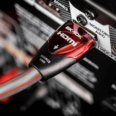 Audioquest 15 Meter Cherry Cola 48 Active Optical HDMI 2.1 Cable - HDM48CCOLA1500