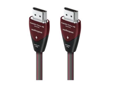 Audioquest 15 Meter Cherry Cola 48 Active Optical HDMI 2.1 Cable - HDM48CCOLA1500