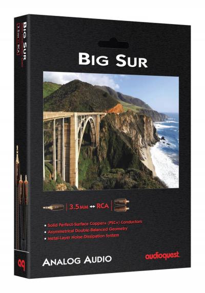 Audioquest 0.6 Meter Big Sur 3.5mm Mini RCA Audio Interconnect Cable - BIGSUR0.6MR