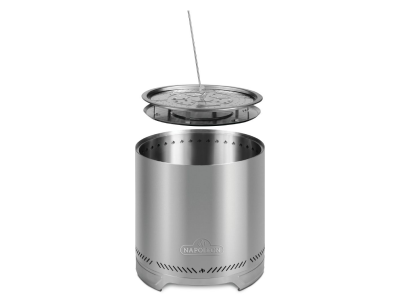 Napoleon Medium Timberwolf Stainless Steel Wood Fire Pit- NWFPMTI-SS