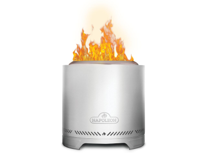 Napoleon Medium Timberwolf Stainless Steel Wood Fire Pit- NWFPMTI-SS