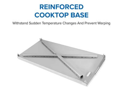 36" Napoleon Freestyle 4 Burner Griddle with Rust-Resistant Stainless Steel Cooktop in Matte Black - F36FTNMK