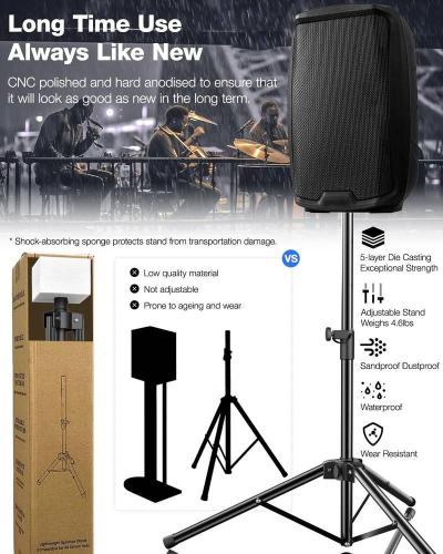 Ikarao Adjustable Tripod Speaker Stand - SS01