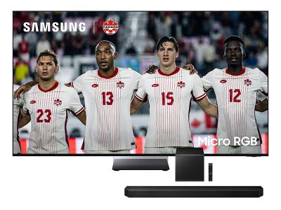 75" Samsung Micro RGB R95H 4K TV + Q Series Soundbar - MRN75R95HAFXZC-HW-Q800F/ZC