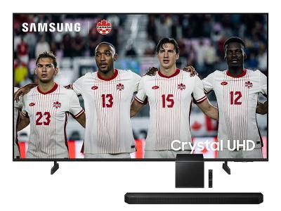 75" Samsung Crystal UHD TV + Q-series Soundbar -UN75U8000HFXZC-HW-Q800F/ZC