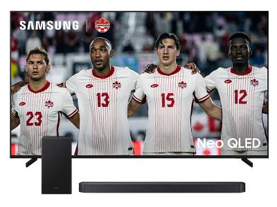85" Samsung Neo QLED QN80H 4K Smart TV + Q-Series Soundbar - QN85QN80HAFXZC-HW-Q600F/ZC