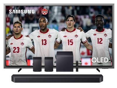 65" Samsung OLED 4K Smart TV + Q-Series Soundbar - QN65S95HAFXZC-HW-Q990F/ZC