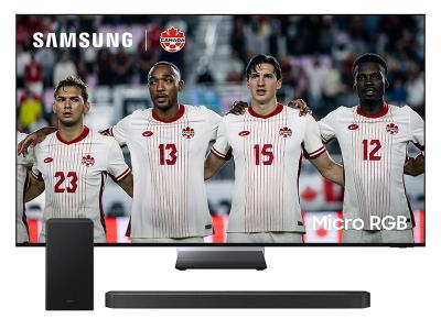 85" Samsung Micro RGB R95H 4K TV + Q-Series Soundbar - MRN85R95HAFXZC-HW-Q600F/ZC
