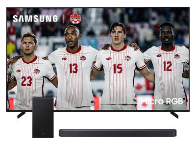 75" Samsung Micro RGB R85H Smart TV + Q-Series Soundbar - MRN75R85HAFXZC-HW-Q600F/ZC