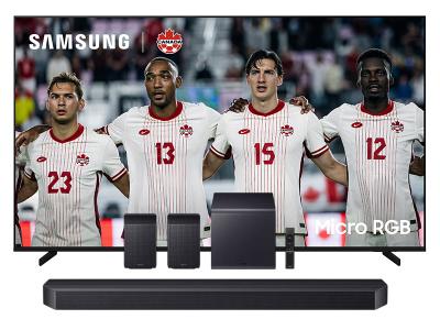 85" Samsung Micro RGB R85H Smart TV + Q-Series Soundbar - MRN85R85HAFXZC-HW-Q990F/ZC