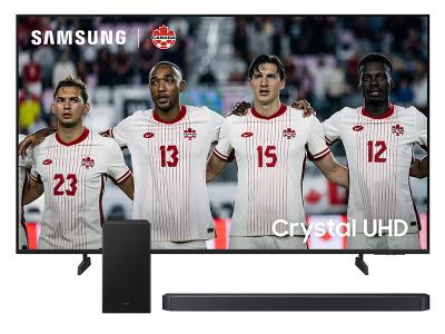 50" Samsung Crystal UHD 4K TV + Q-Series Soundbar - UN50U8000HFXZC-HW-Q600F/ZC