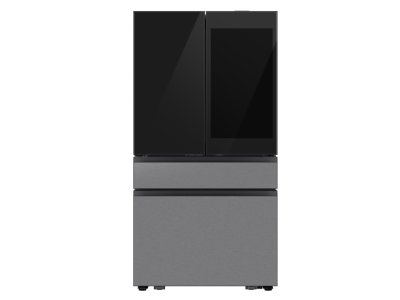 36" Samsung 23 Cu.Ft. Bespoke AI 4-Door French Door Refrigerator - RF90F23AECRAC