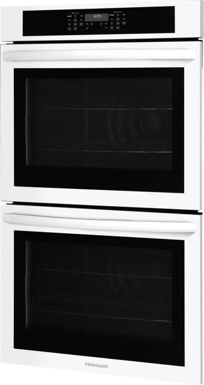 30" Frigidaire 10.6 Cu. Ft. Electric Double Wall Oven in White - FCWD3030AW