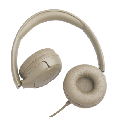 JBL Tune 530C Hi-res USB-C Wired On-ear Headphones In Beige - JBLT530CBEGAM