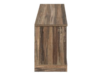 Monarch 60"L TV Stand with 2 Sliding Doors in Brown Reclaimed-Look - i 2748