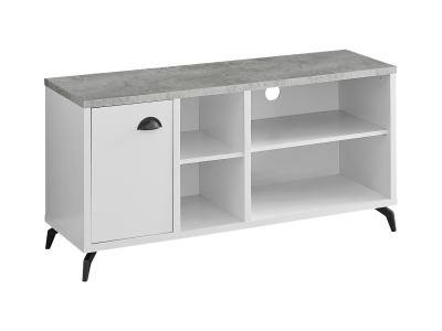 Monarch 48"L TV Stand in Grey Concrete / Medium Brown Reclaimed - i 2830