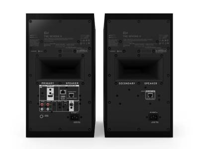 6.5" Klipsch Sevens II Powered Speakers in Black - SEVENSIIB