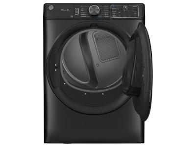 28" GE 5.8 Cu. Ft. Smart Front Load Steam Washer and 7.8 Cu. Ft. Electric Dryer and Stack Bracket Kit - GFA28KITN-GFW655SPVDS-GFD65ESMVDS