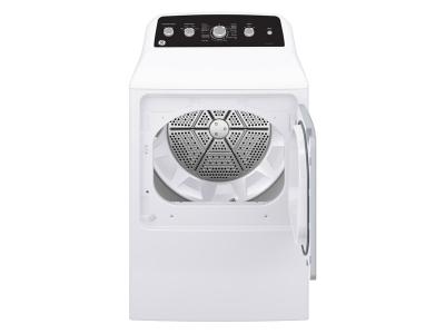 27" GE 4.9 Cu. Ft. Top Load Washer and 7.2 Cu. Ft. Top Load Gas Dryer - GTW491BMRWS-GTD49GBMRWS