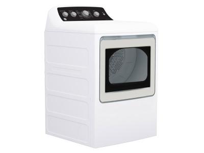 27" GE 4.9 Cu. Ft. Top Load Washer and 7.2 Cu. Ft. Top Load Electric Dryer - GTW491BMRWS-GTD49EBMRWS