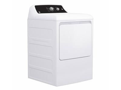 27" GE 4.4 Cu Ft. Top Load Washer and 6.2 Cu. Ft. Top Load Electric Dryer - GTW334BMRWS-GTX34EBMRWS