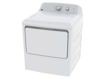 GE 4.4 Cu. Ft. Washer and 6.2 Cu. Ft. Electric Dryer - GTW302BMPWW-GTD32EBMPWW