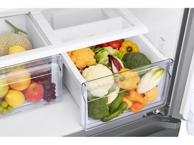 33" Samsung 18 Cu.Ft. 3-Door French Door Refrigerator with Twin Cooling Plus - RF18A5101S9/AA