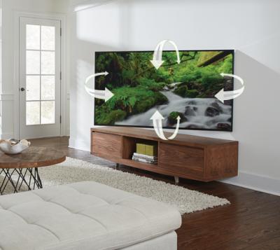 Sanus Full-Motion With  Mount For 46" - 90" flat-panel TVs  - VLF628-B1