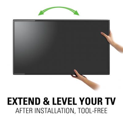 Sanus Super Slim Full-Motion Mount For 40" - 80" flat-panel TVs  - VLF613-B1