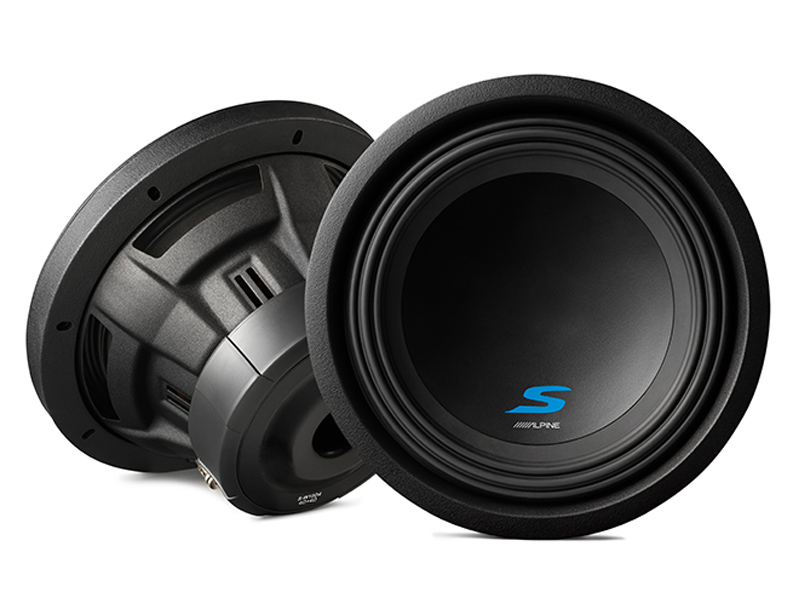 Shallow Sub Enclosure Alpine SWT-10S2 10-Inch 1000W Shallow Subwoofer 